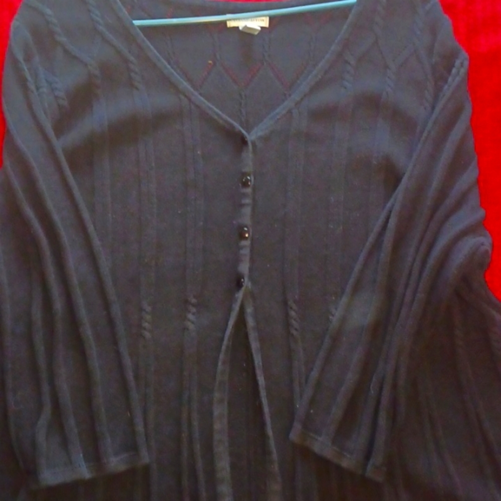 Croft &Barrow black cardigan